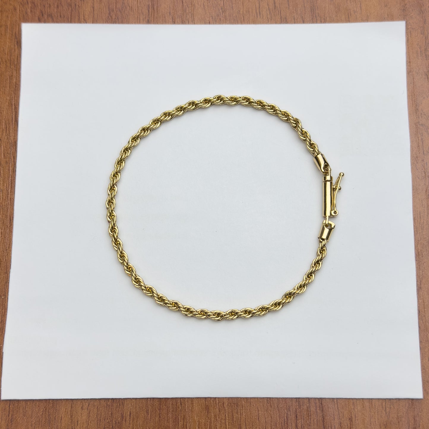 Pulseira Cordão Baiano 3mm