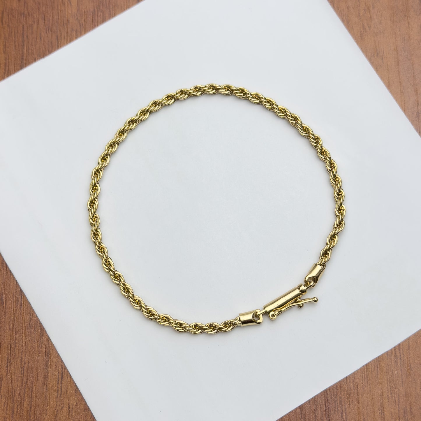 Pulseira Cordão Baiano 3mm