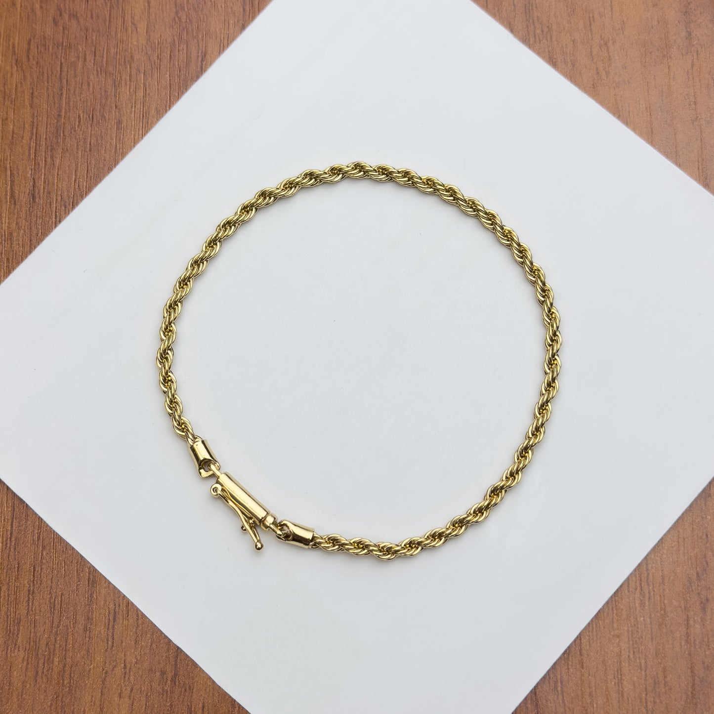 Pulseira Cordão Baiano 3mm