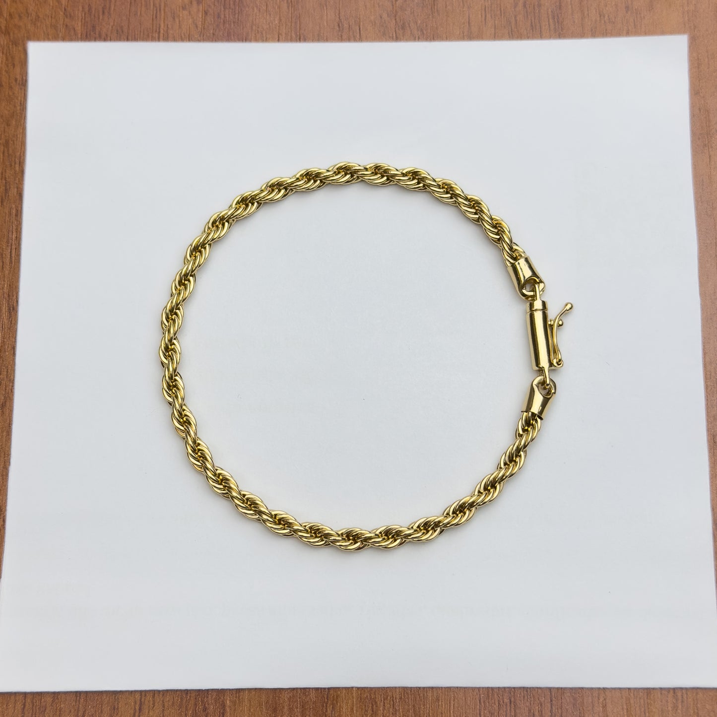 Pulseira Cordão Baiano 4mm