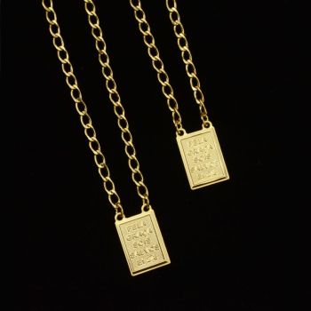 Escapulário Nossa Senhora + Ave Maria (Grumet 2mm)
